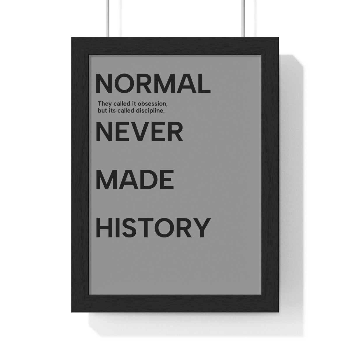 "Abnormal" Modern Framed Poster Wall Art Print.