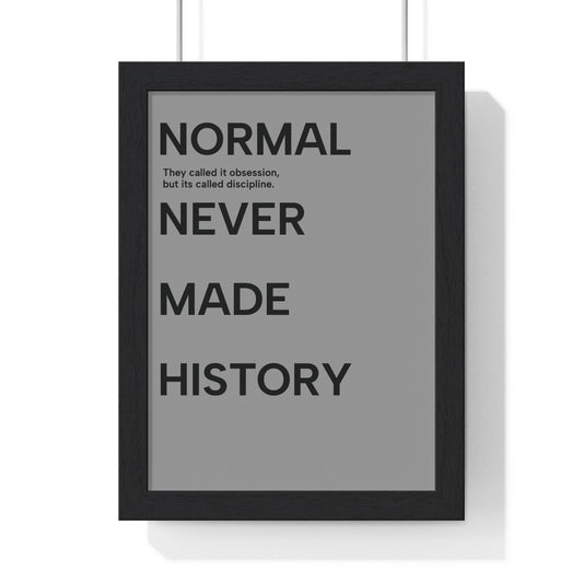 "Abnormal" Modern Framed Poster Wall Art Print.